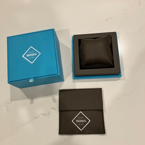 Birks bracelet presentation box with pouch - Picture 5 of 5